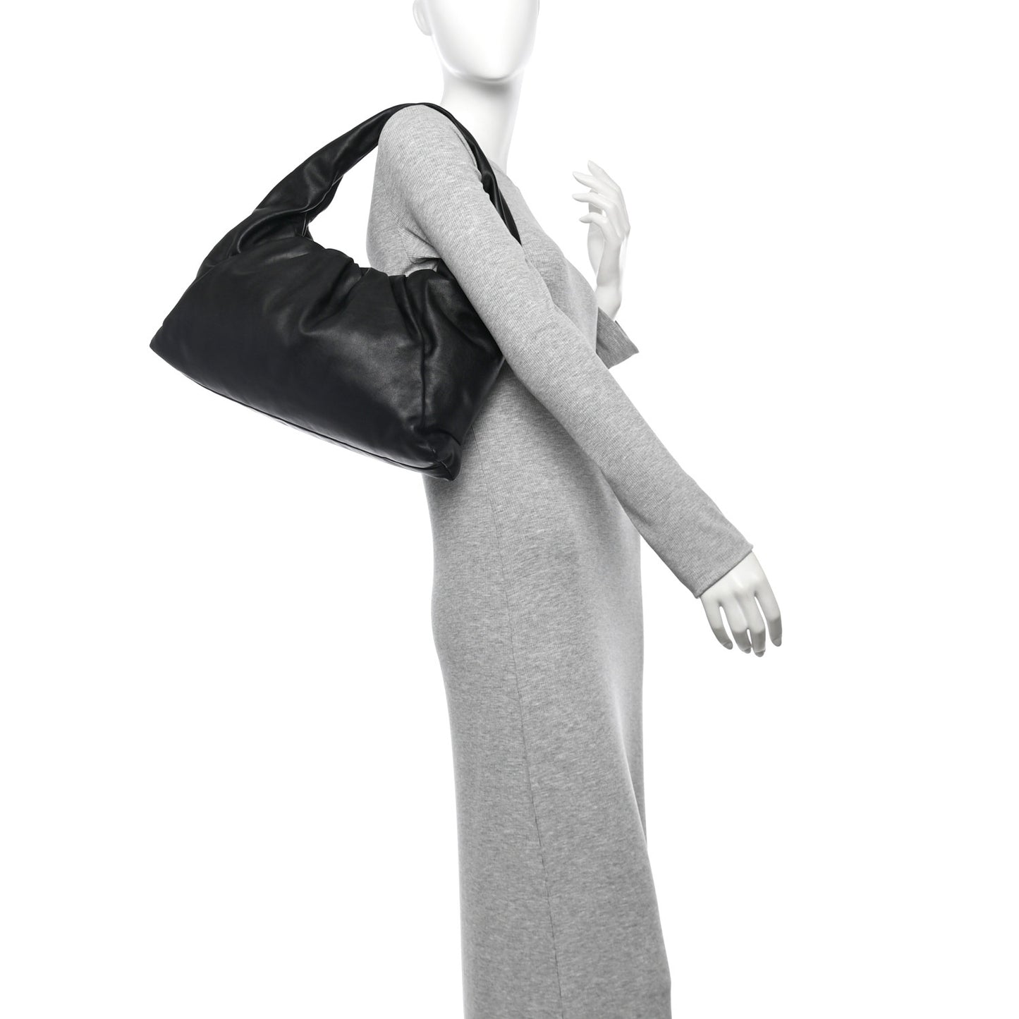Smooth Butter Calfskin Small The Shoulder Pouch Black