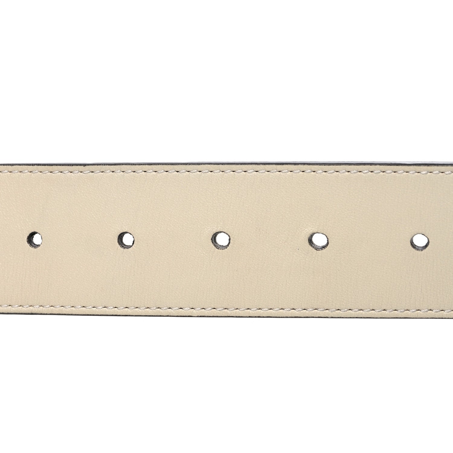 Gucci Calfskin Double G 40mm Belt 80 32 Mystic White 4 of 8