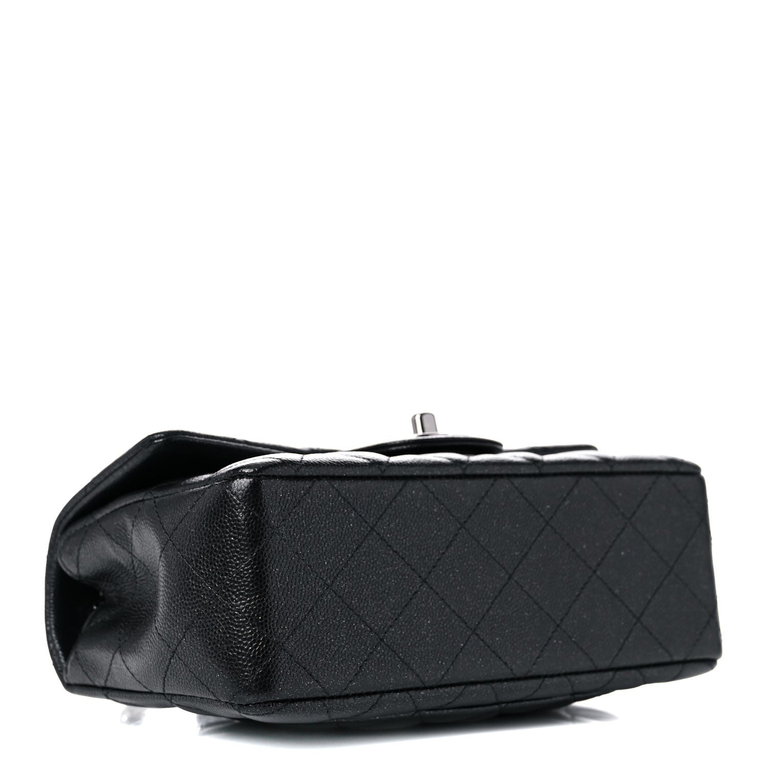 Chanel Iridescent Caviar Quilted Mini Rectangular Flap Black 4 of 10