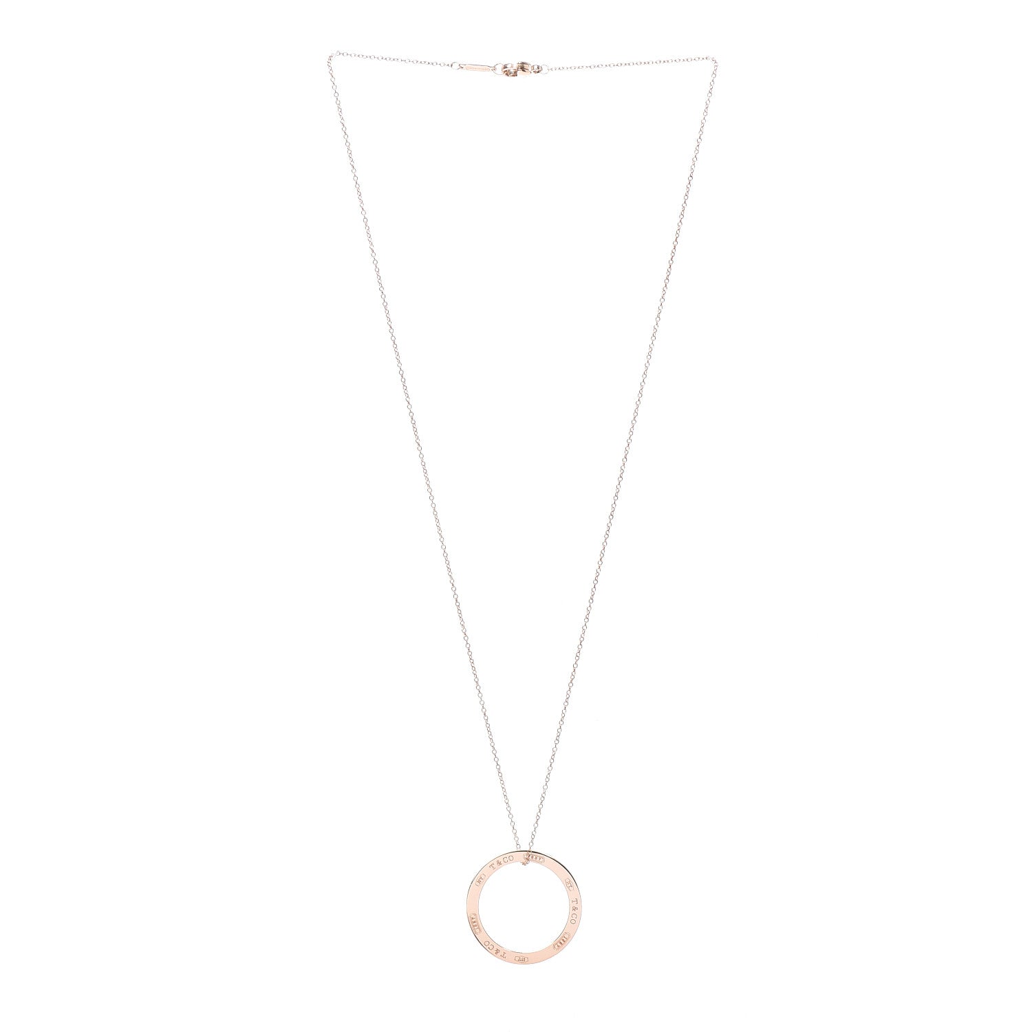 Tiffany Rubedo 1837 Circle Pendant Necklace 3 of 5