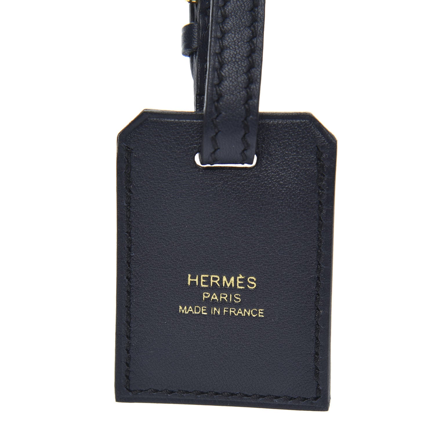 Hermes Swift Luggage Tag Bleu Nuit 3 of 4