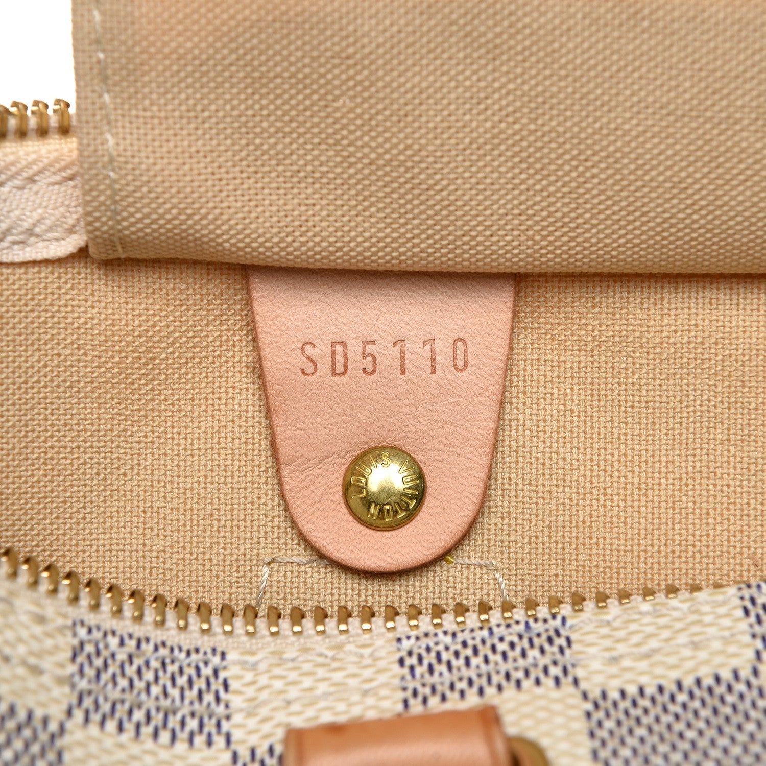 Louis Vuitton Damier Azur Speedy 35 7 of 9