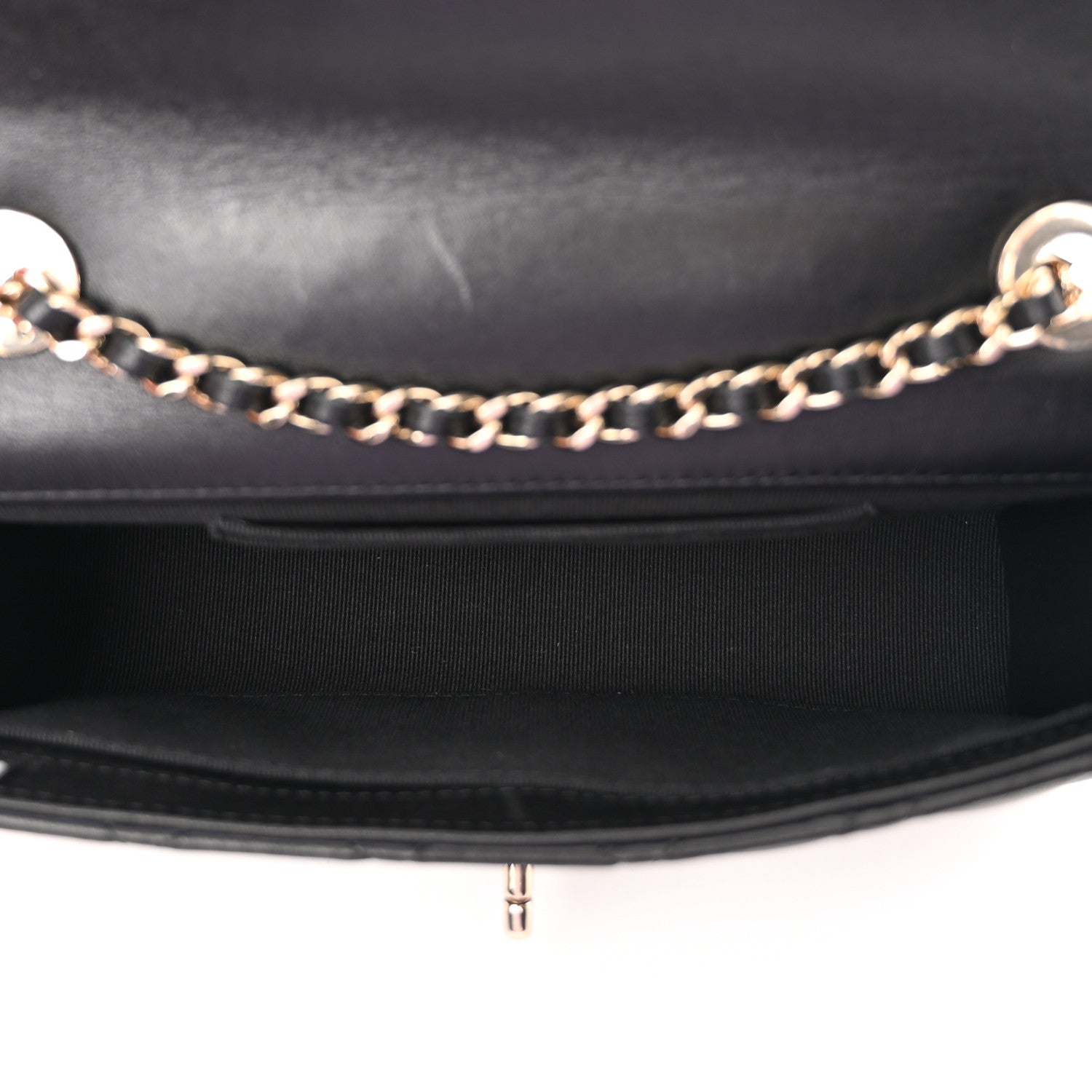 Chanel Lambskin Quilted Trendy CC Flap Phone Holder With Chain Black 5 of 13