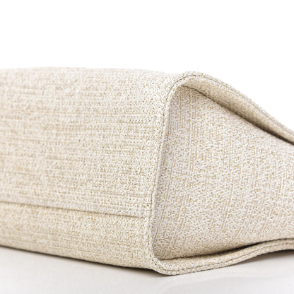 Chanel Lurex Boucle Small Deauville Tote Ivory 6 of 9