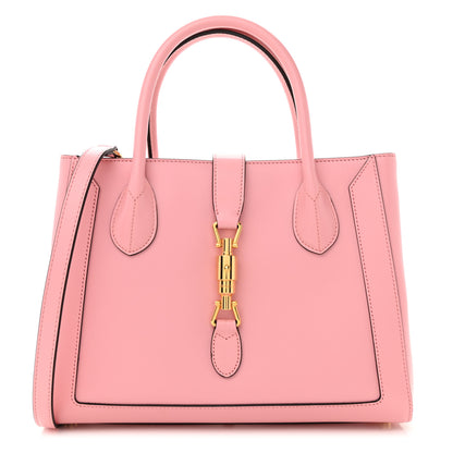 Gucci Boarded Plutone Calfskin Medium Jackie 1961 Tote Wild Rose 1 of 11