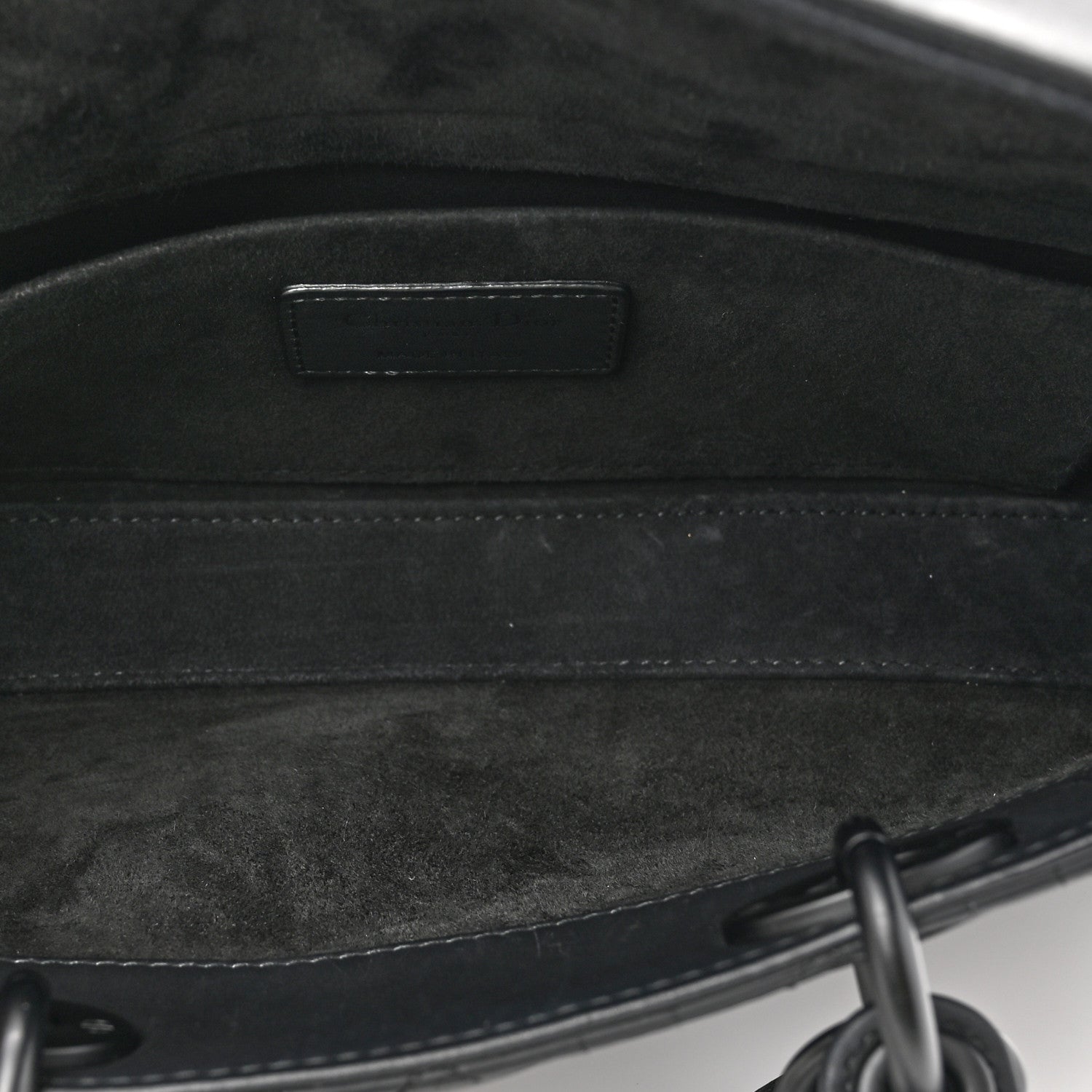 Christian Dior Ultra Matte Calfskin Cannage Medium Lady D-Joy Black 5 of 10