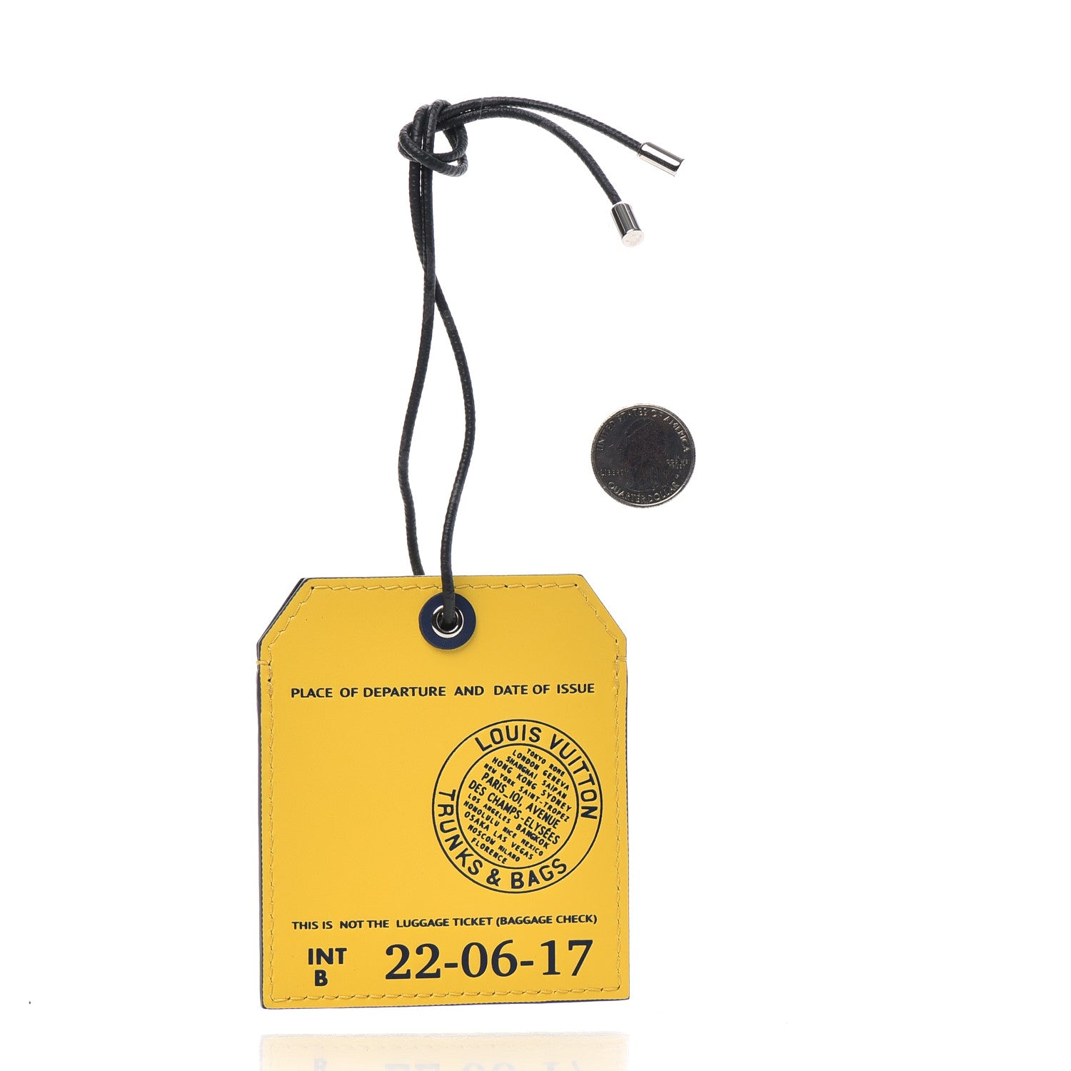Louis Vuitton Calfskin Honolulu Name Tag 2 of 3