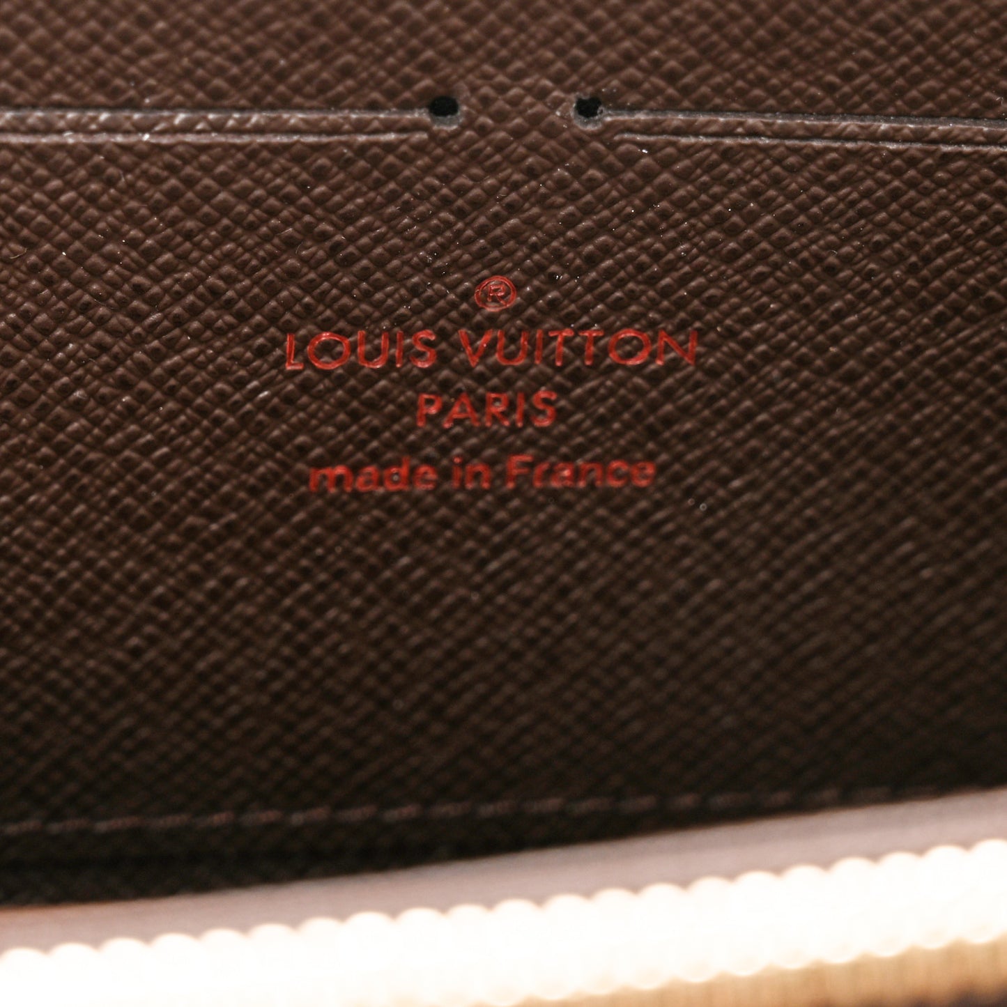 Damier Ebene Zippy Wallet