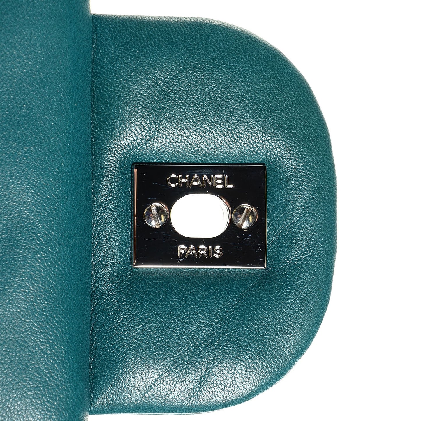 Lambskin Maxi Single Flap Turquoise