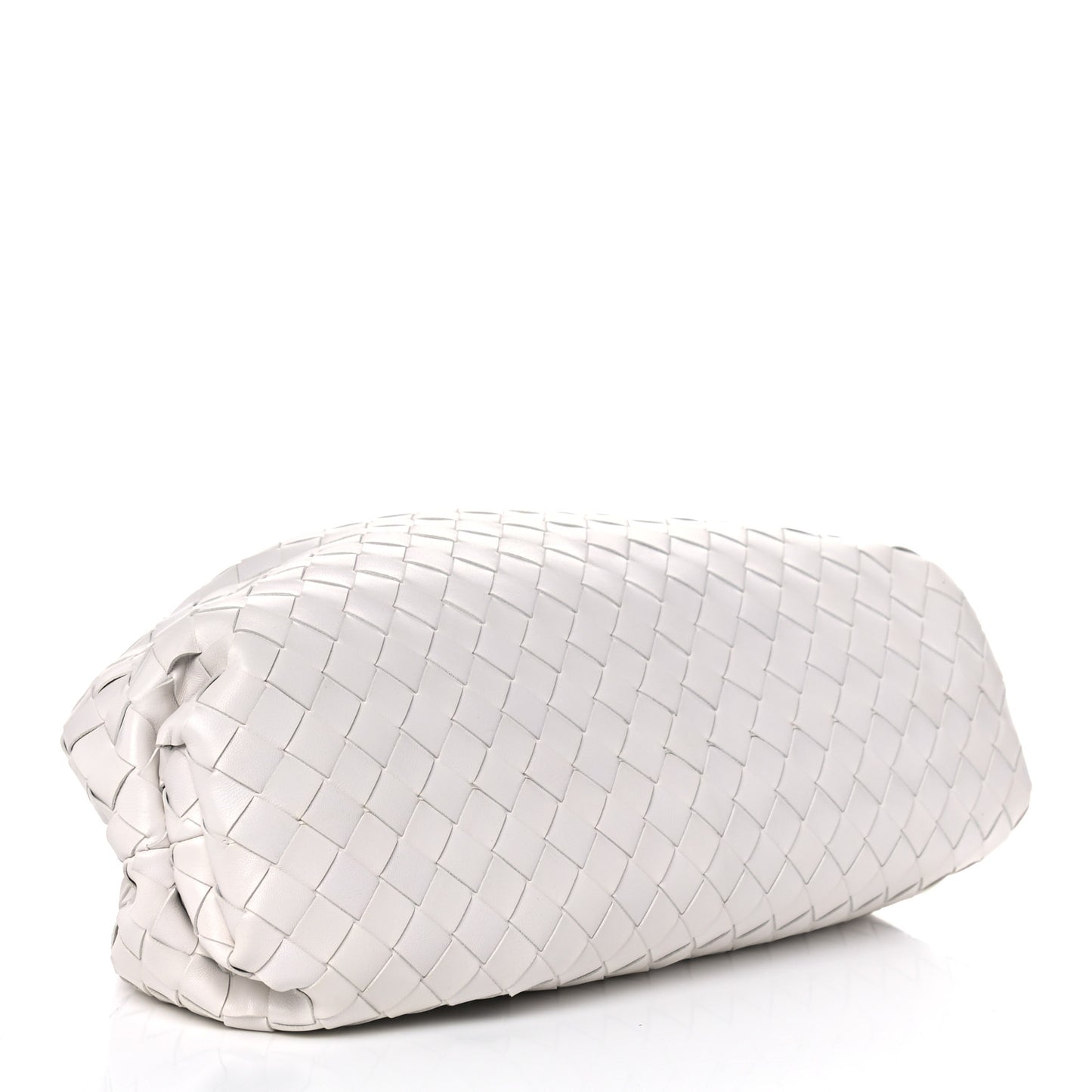 Nappa Maxi Intreccio The Pouch Oversized Clutch Plaster