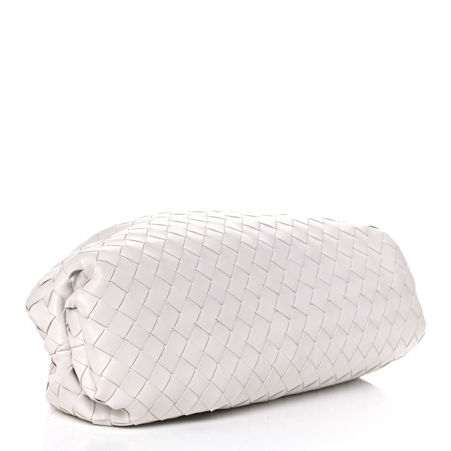 Bottega Veneta Nappa Maxi Intreccio The Pouch Oversized Clutch Plaster 4 of 9