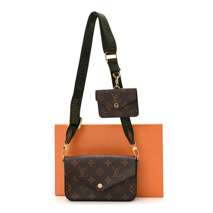 Louis Vuitton Monogram Felicie Strap & Go Kaki 10 of 10