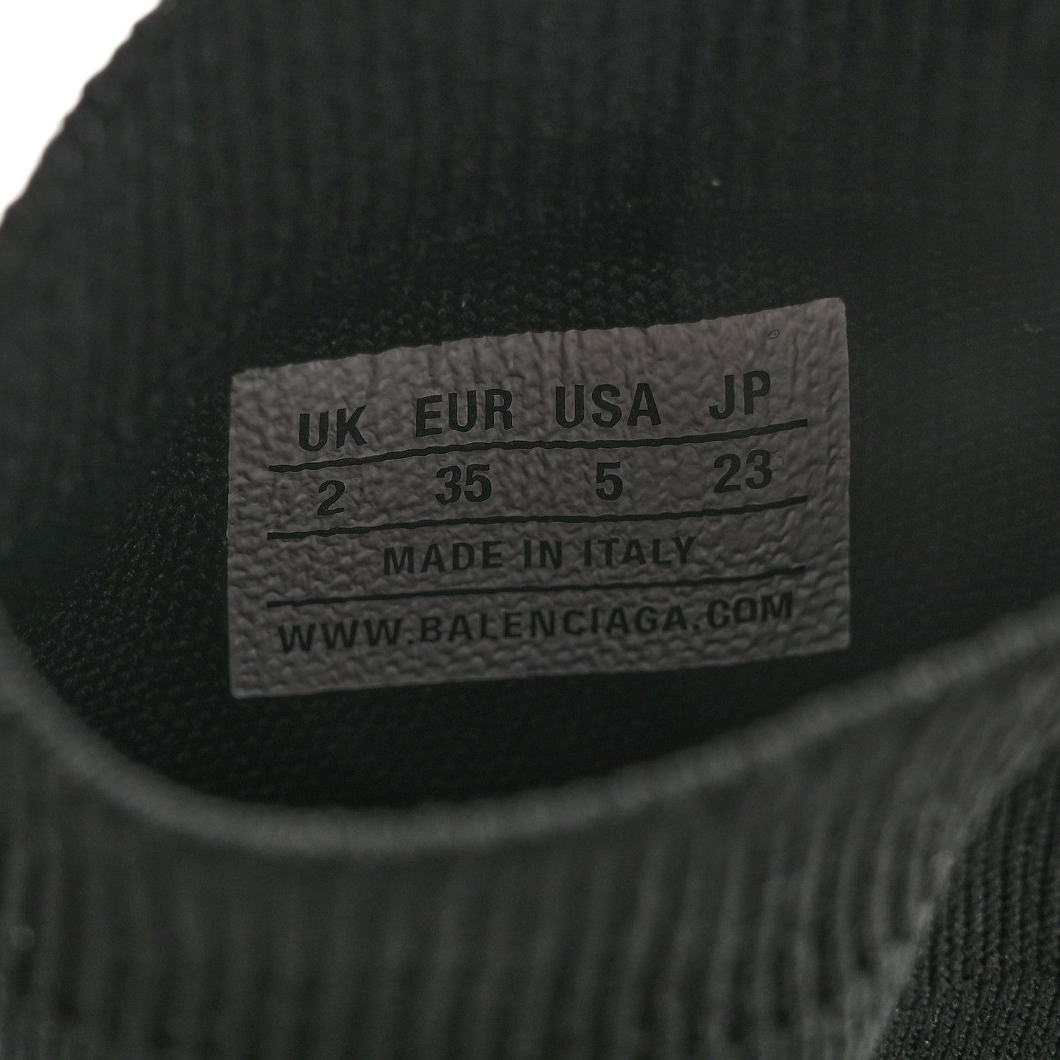 Balenciaga Technical 3D Recycled Knit Womens 3XL Sock Sneakers 35 Black White 7 of 8