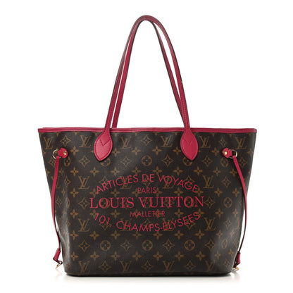 Louis Vuitton Monogram Articles de Voyage Ikat Neverfull MM Rose Indien 1 of 16