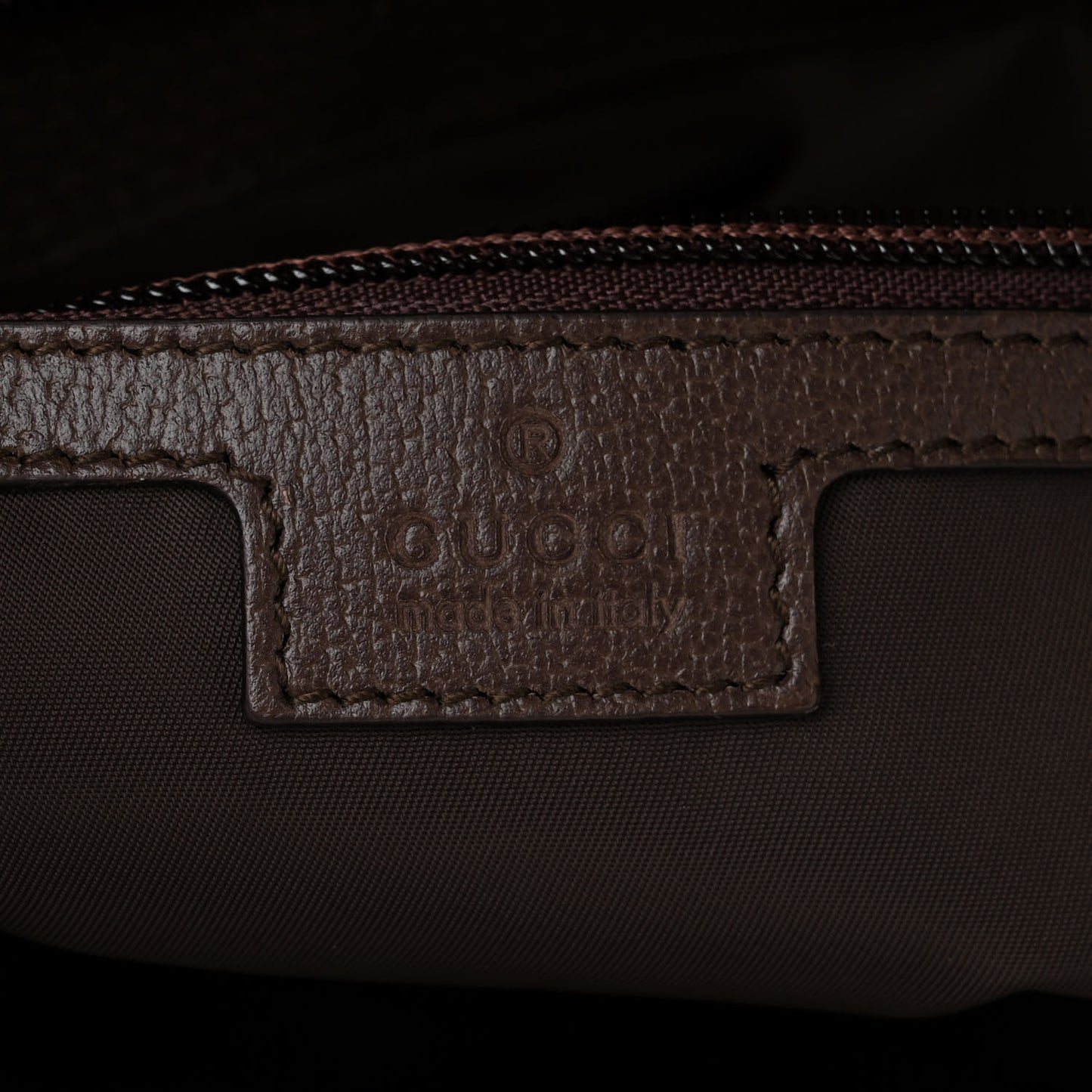 Monogram Web Medium Diaper Bag Beige Ebony