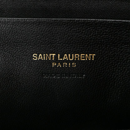 Saint Laurent Calfskin Printed Polka Dot Mini Lou Camera Bag Pink Black 6 of 10