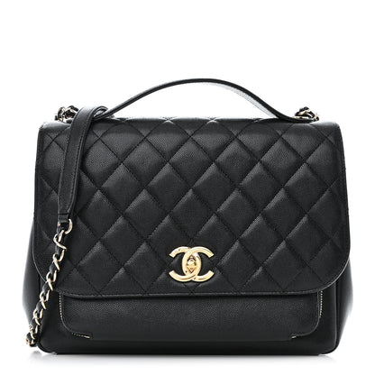 Chanel Caviar Quilted Large Business Affinity Flap Black 1 of 12
