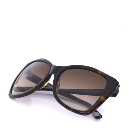 Tom Ford Carli Oversize Square Cateye Sunglasses TF295 Havana Brown 7 of 8