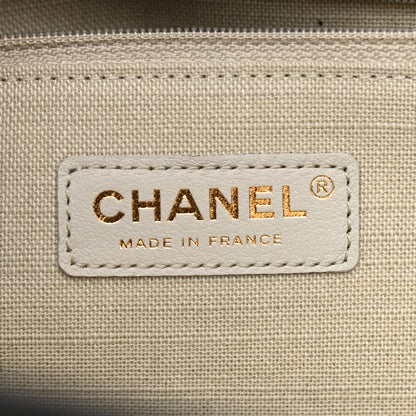 Chanel Mixed Fibers Small Deauville Tote Black 6 of 10