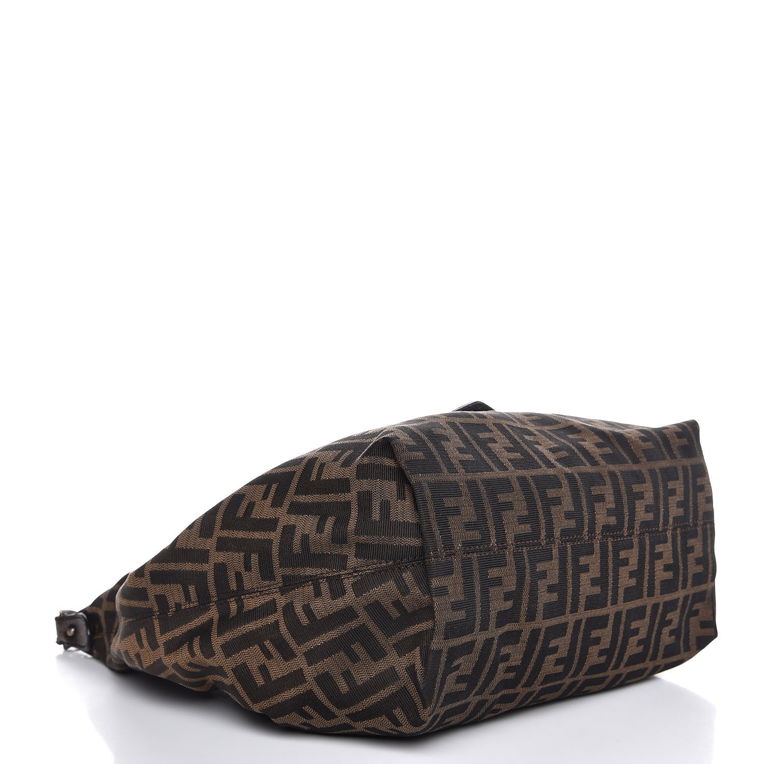 Fendi Zucca B Buckle Hobo Tobacco Castagna 4 of 8