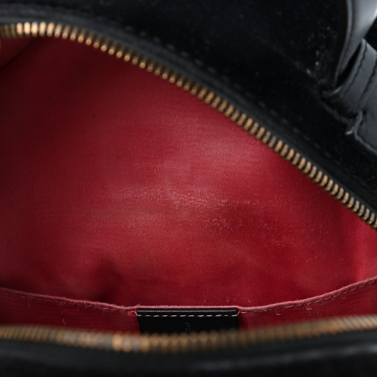 Velvet Matelasse GG Marmont Dome Backpack Black