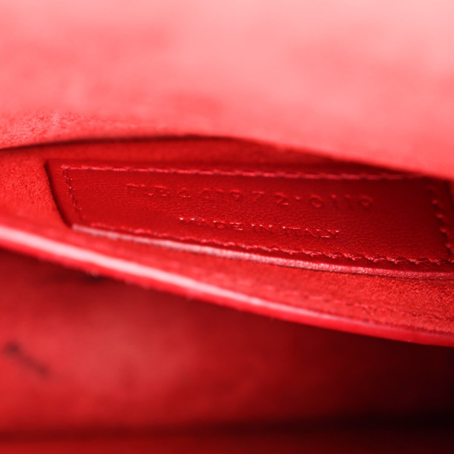 Saint Laurent Patent Small Monogram Sunset Red 7 of 16