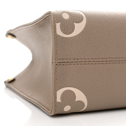 Louis Vuitton Empreinte Monogram Giant Onthego PM Tourterelle Creme 8 of 12