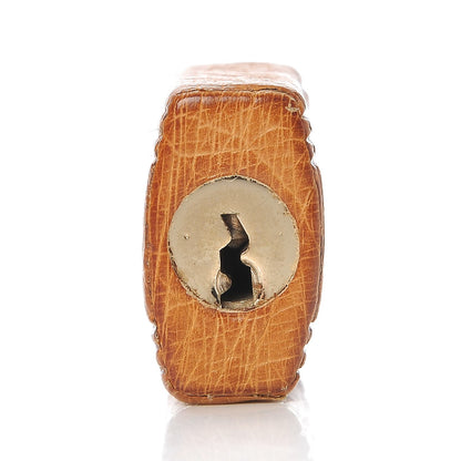 Hermes Ostrich Kelly Retourne 32 Gold 26 of 33
