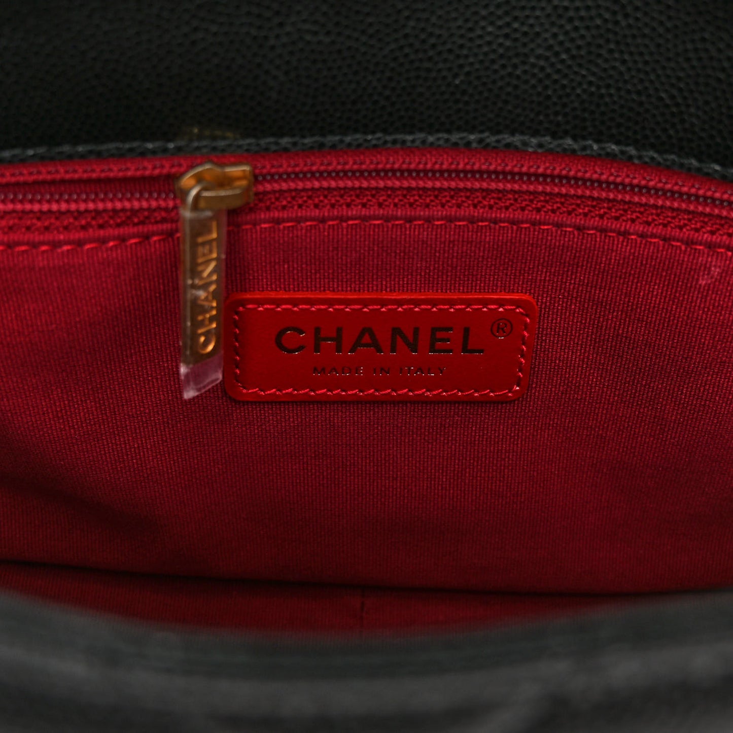 Caviar Quilted Small Twist Your Buttons Flap Black