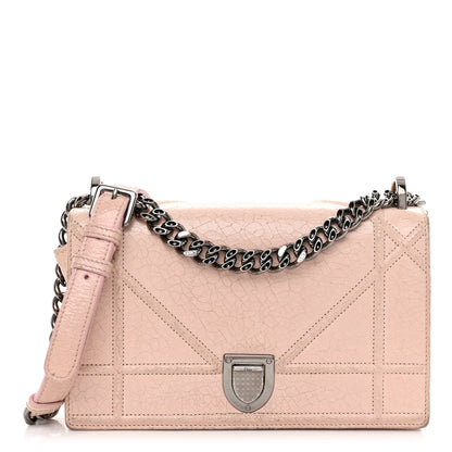 Christian Dior Ceramic Effect Deerskin Small Diorama Flap Bag Pink 1 of 15