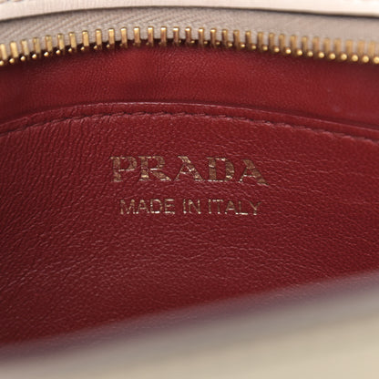 Prada City Calf Saffiano Esplanade Crossbody Bag Fuoco White 8 of 12