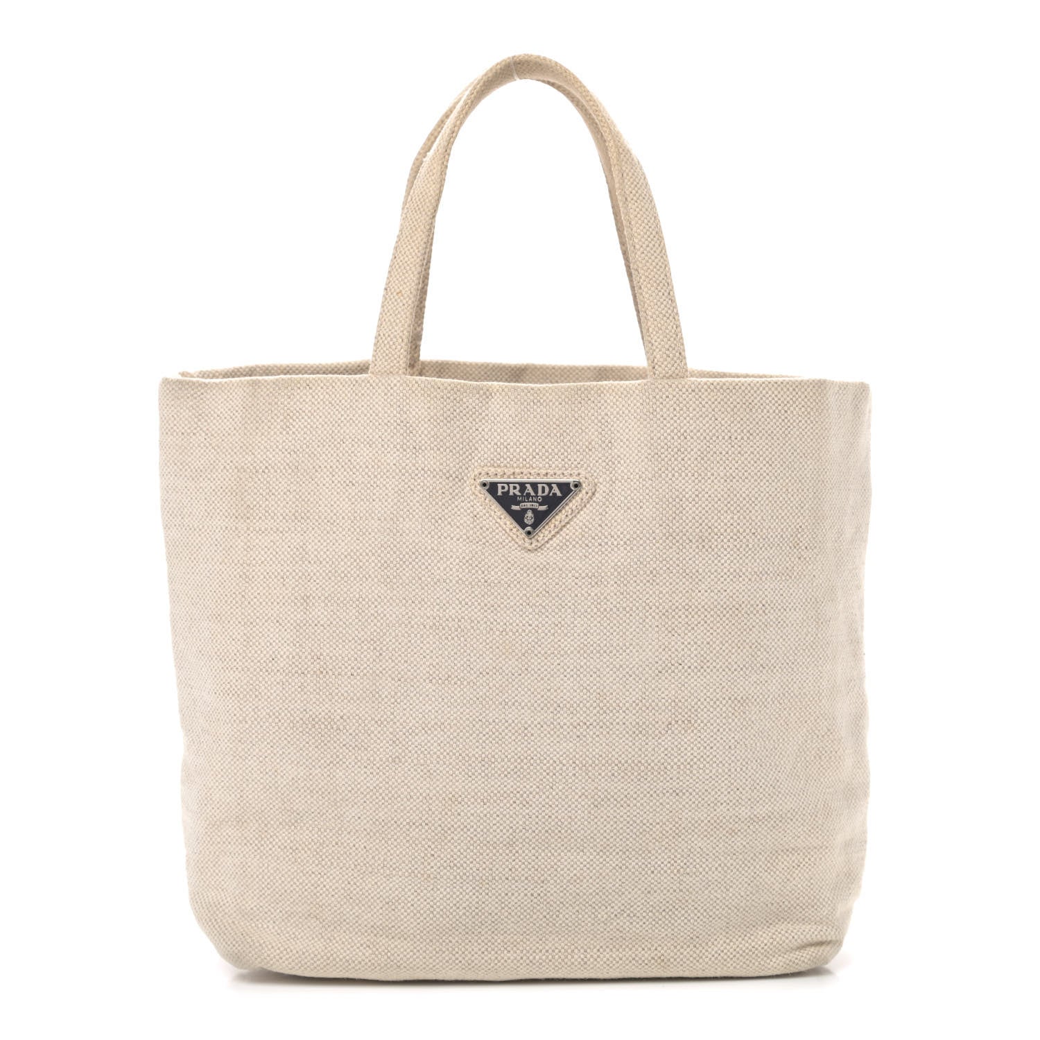 Prada Canvas Tote Beige 1 of 4