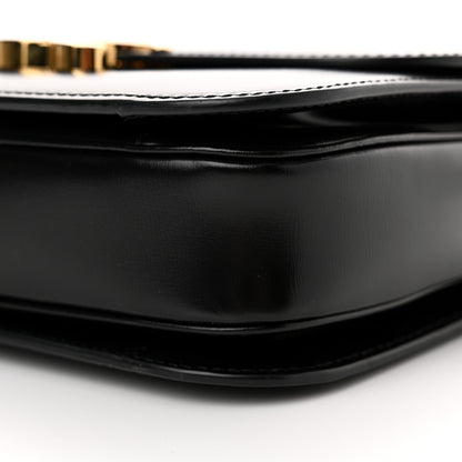 Celine Shiny Calfskin Medium Triomphe Black 11 of 12