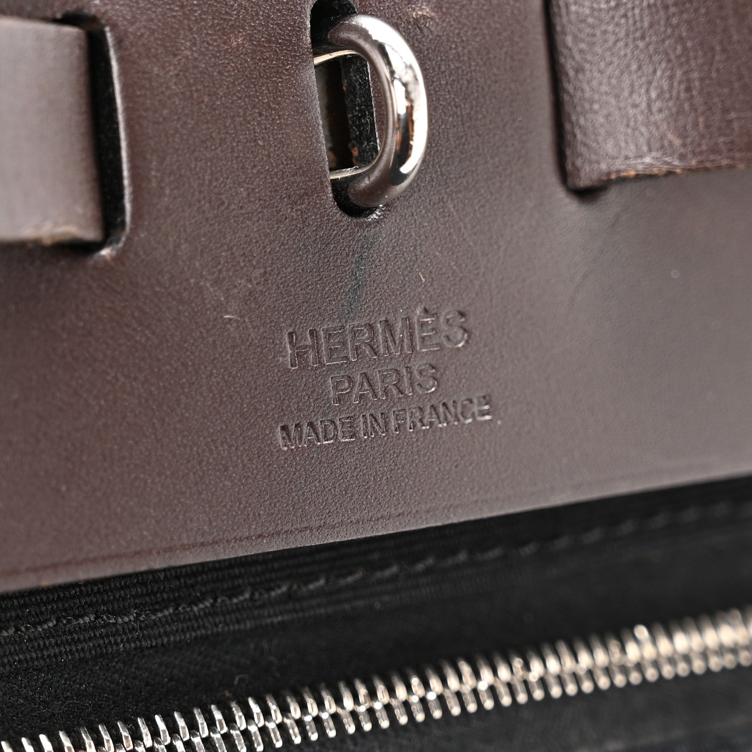 Hermes Toile Vache Hunter Herbag Zip 39 MM Black Ebene 7 of 11