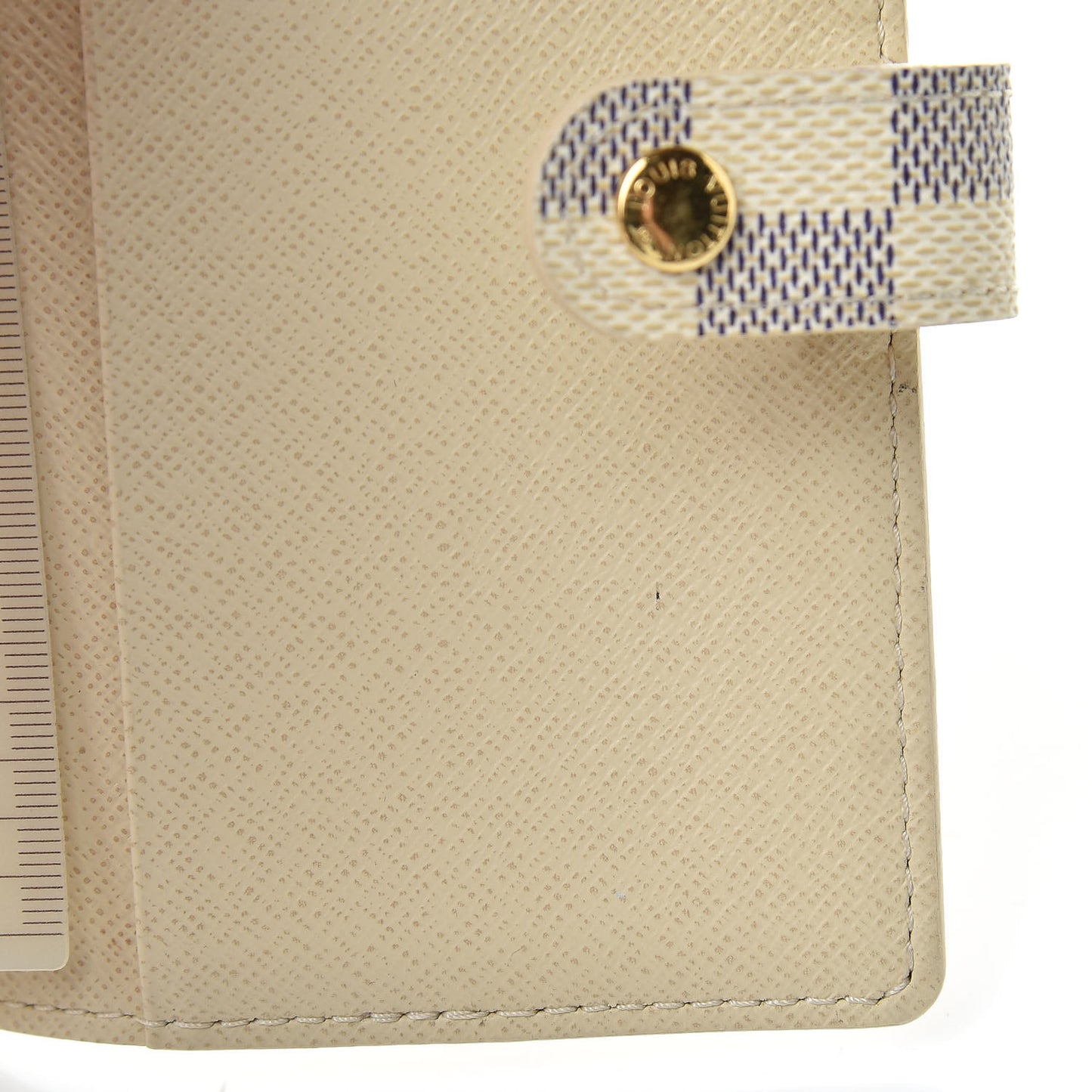 Damier Azur Small Ring Agenda Cover