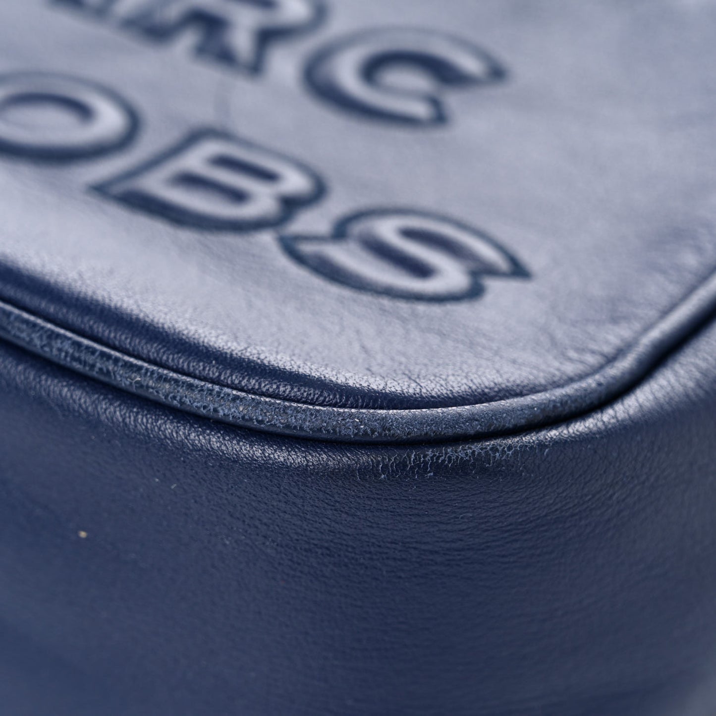 Calfskin The Flash Crossbody Indigo