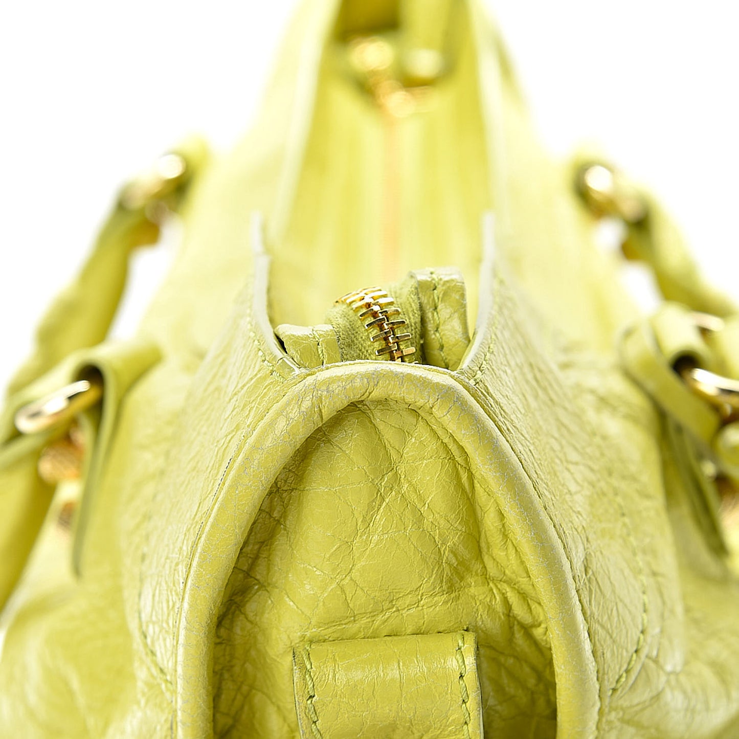 Agneau Giant 12 Gold Hardware City Jaune Poussin