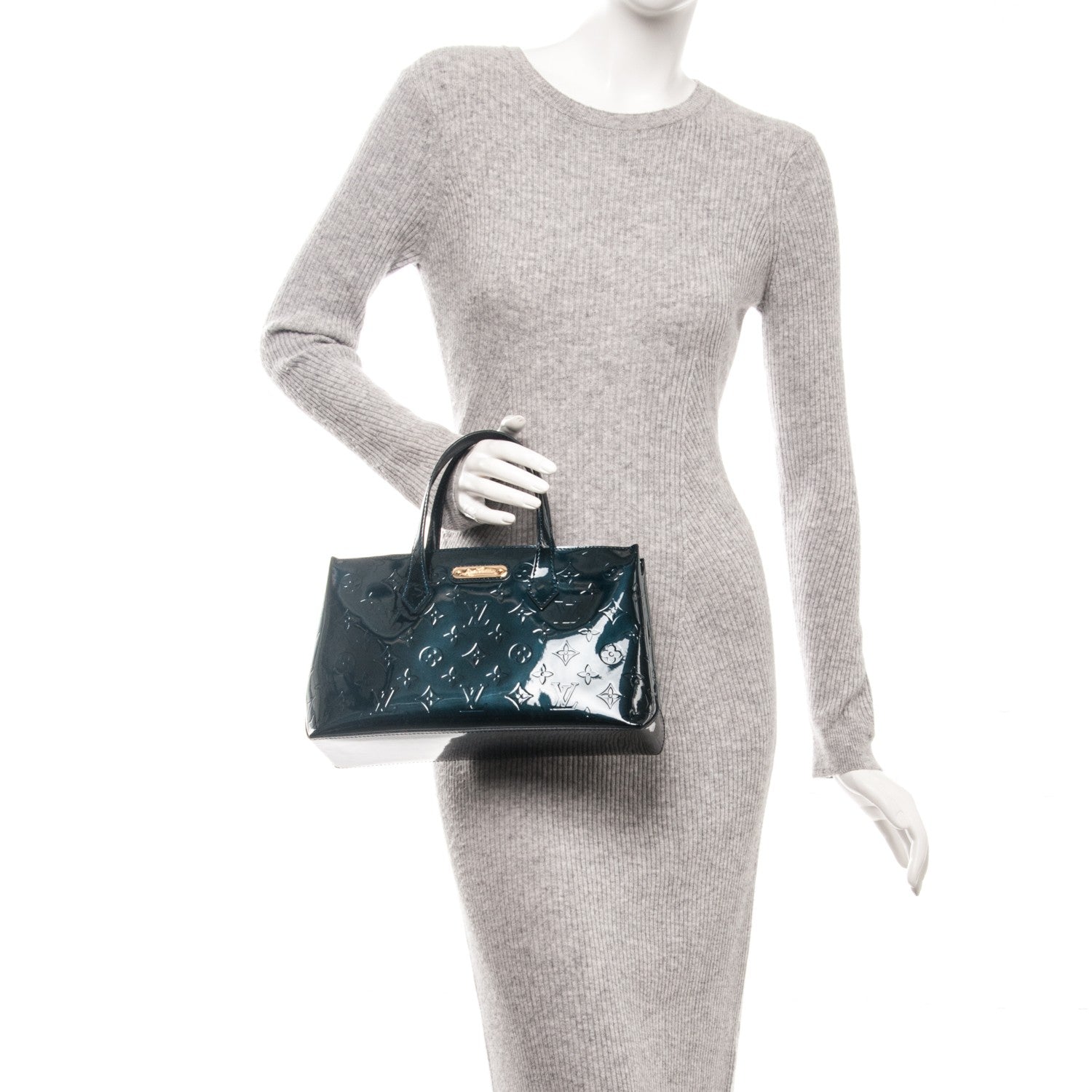 Louis Vuitton Vernis Wilshire PM Blue Nuit 2 of 6