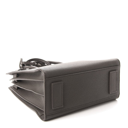 Saint Laurent Grained Calfskin Baby Sac De Jour Souple Earth 5 of 12