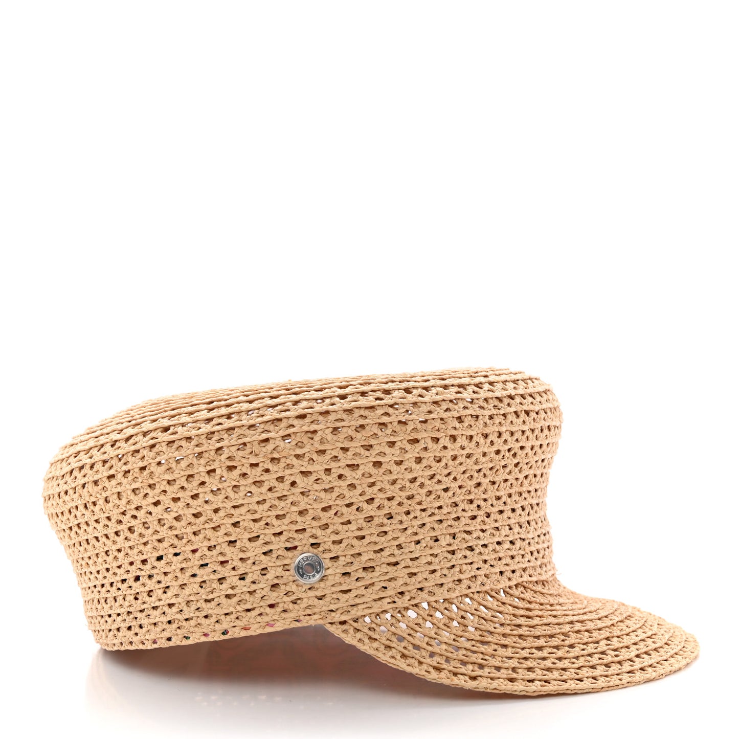 Raffia Braided Galatee Cap 58 Naturel