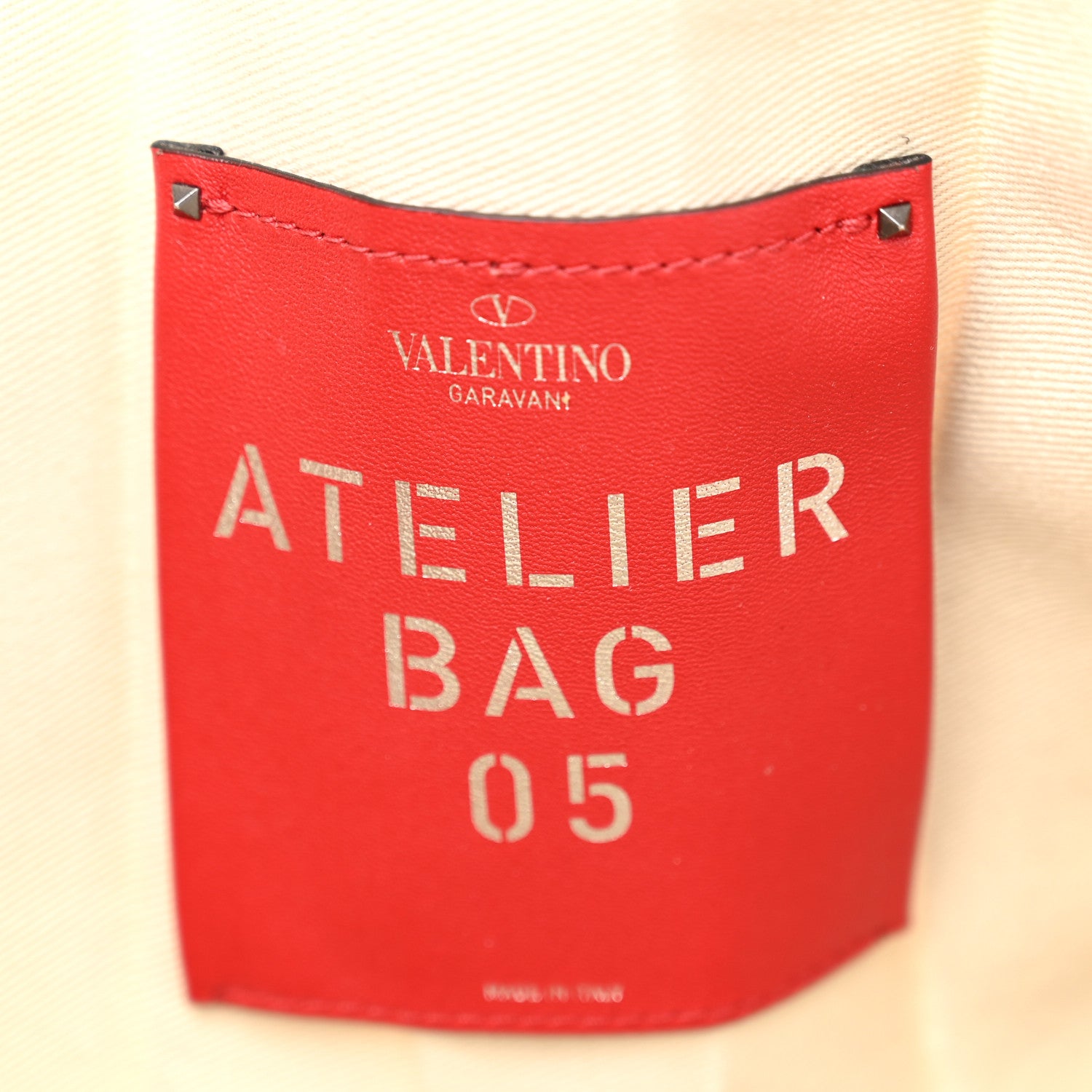 Valentino Garavani Canvas Atelier 05 Plisse Edition Medium Tote Bag Naturale 6 of 11