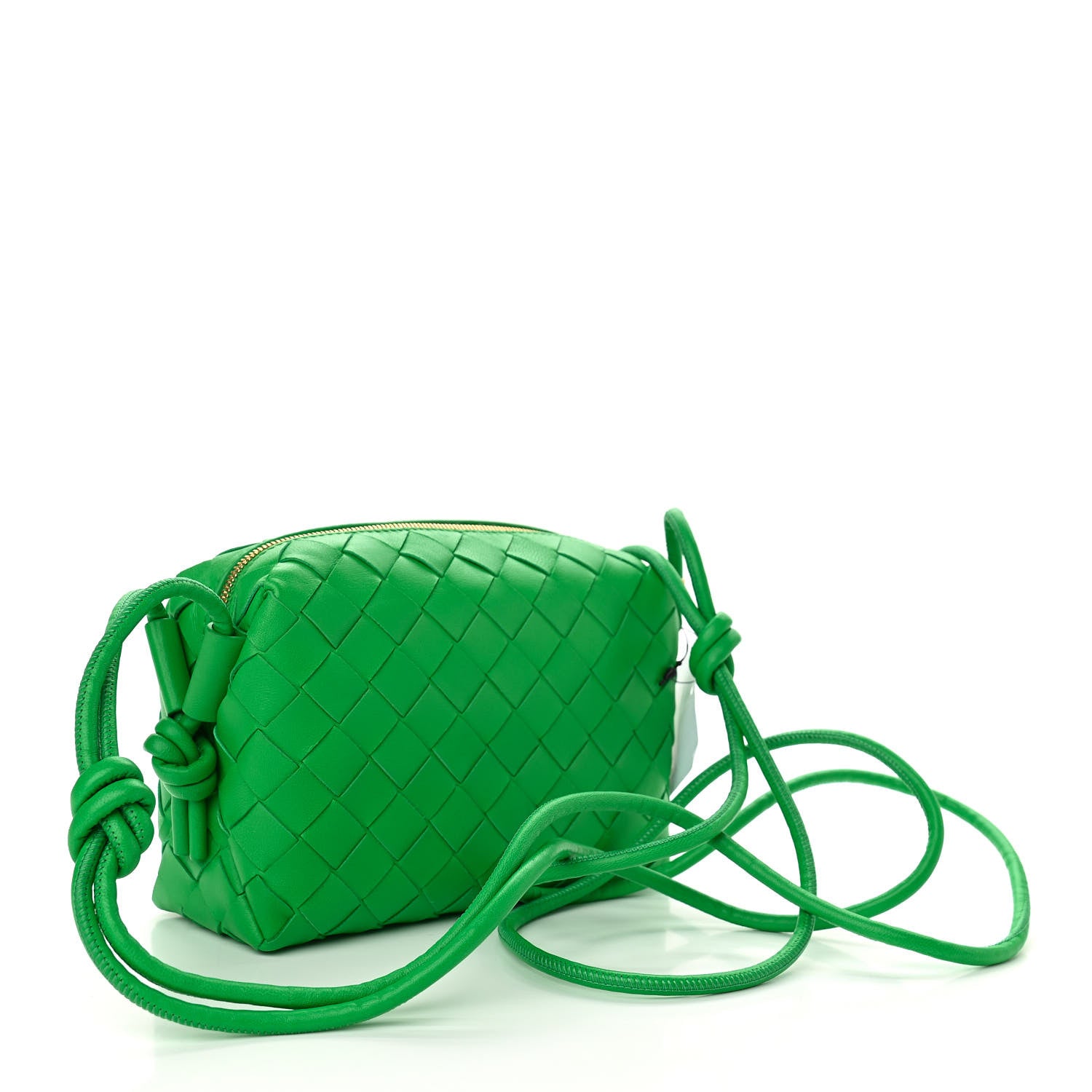 Bottega Veneta Nappa Intrecciato Mini Loop Camera Bag Parakeet 2 of 8