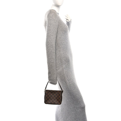 Louis Vuitton Damier Ebene Trousse Make Up Bag Pochette 2 of 10