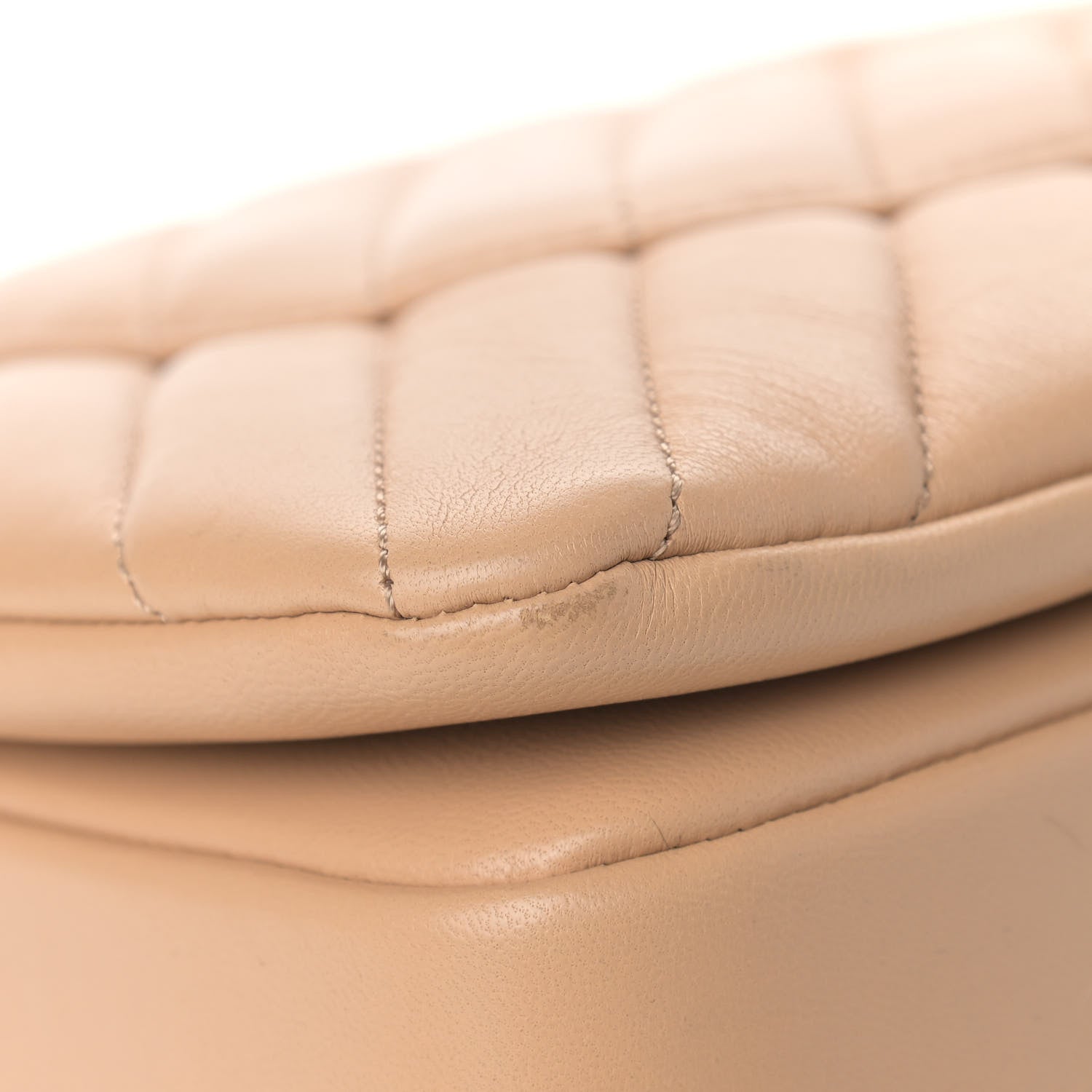 Chanel Lambskin Chevron Quilted Medium Trendy CC Dual Handle Flap Bag Beige 10 of 11