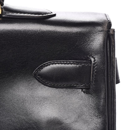 Hermes Box Kelly Retourne 40 Black 20 of 36