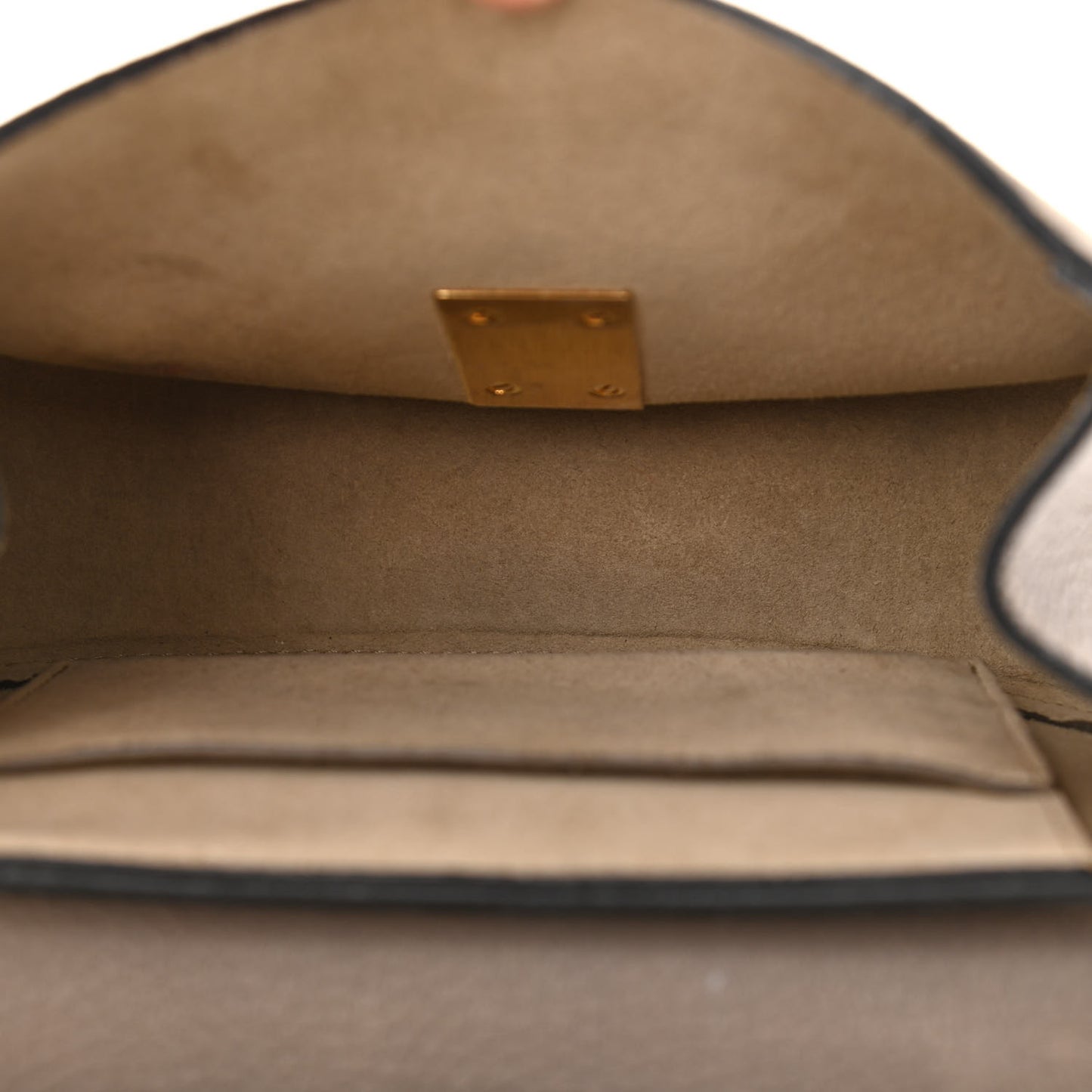 Grained Lambskin Mini Drew Shoulder Bag Motty Grey