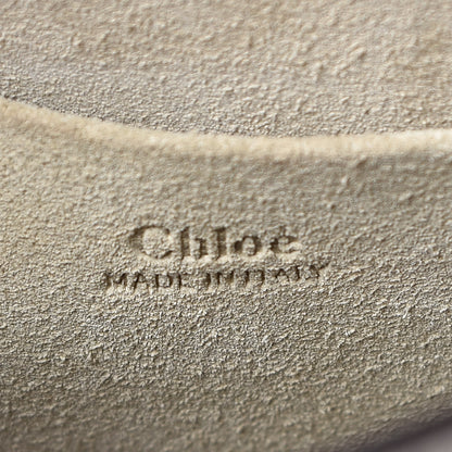 Chloe Calfskin Suede Medium Nile Bracelet Bag Motty Grey 8 of 12