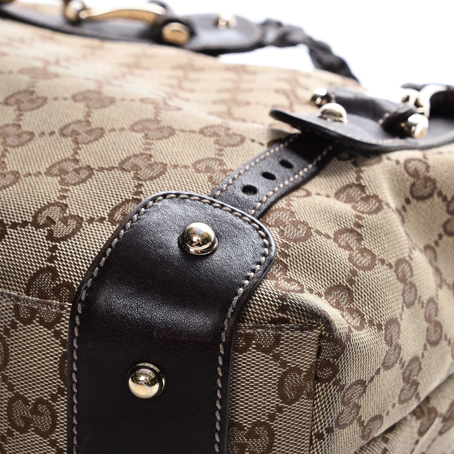 Gucci Monogram Small Pelham Shoulder Bag Dark Brown 9 of 10