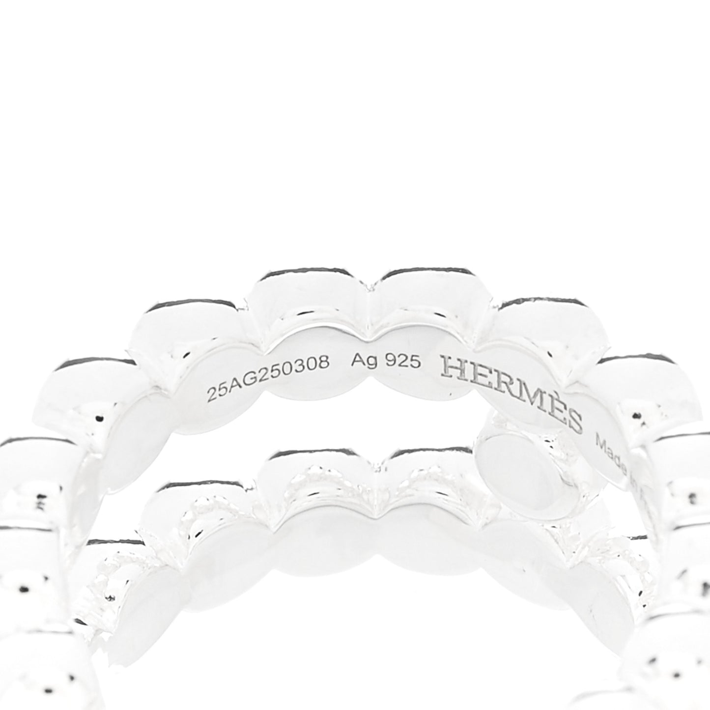 Sterling Silver Chaine d'Ancre Alea II Ring