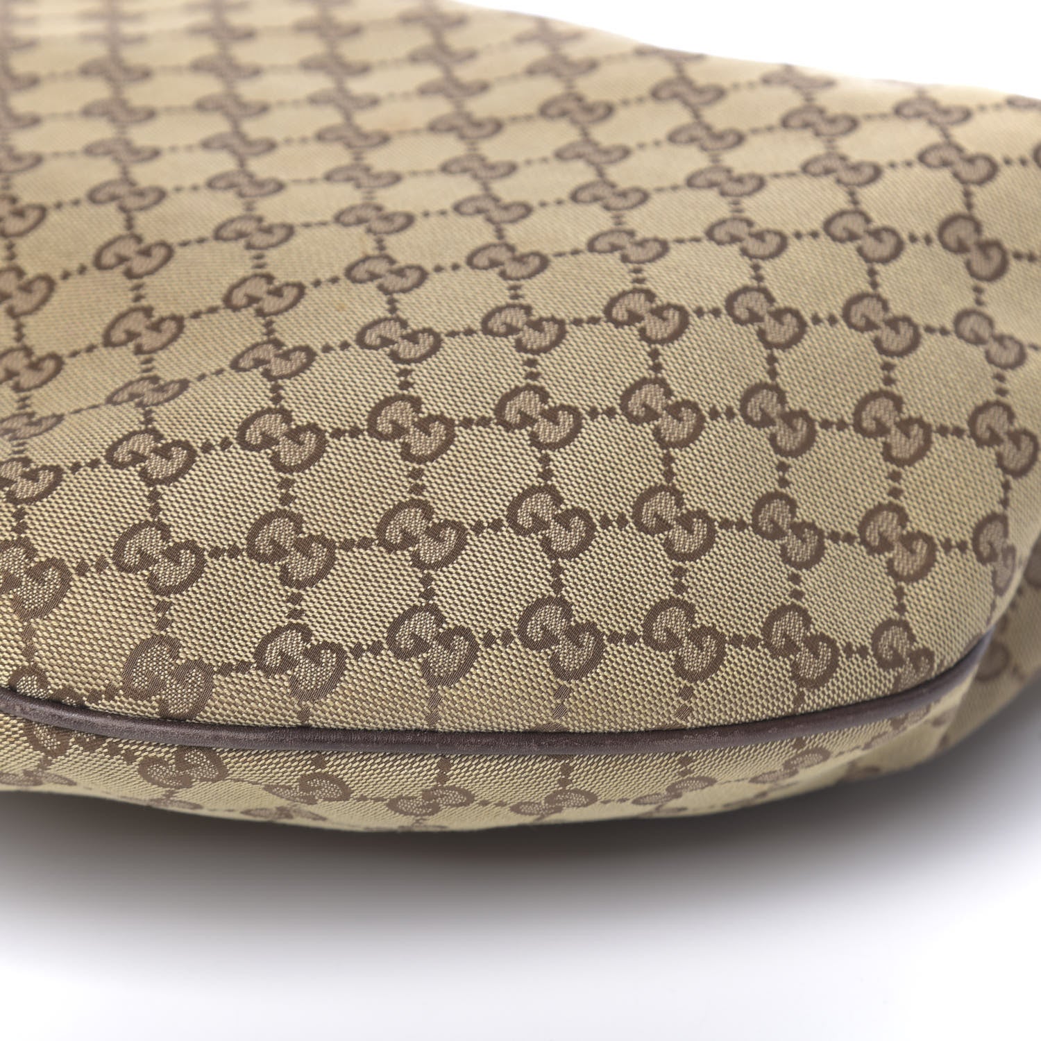 Gucci Monogram Large Wave Hobo Dark Brown 11 of 15